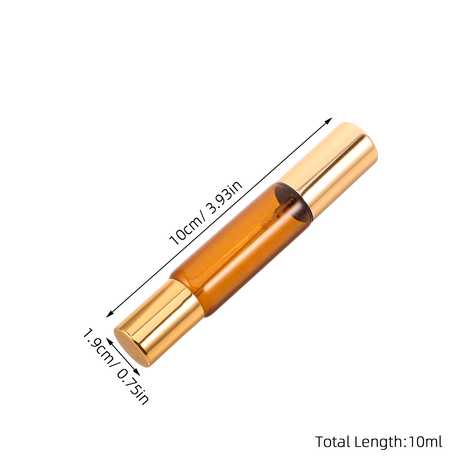 8Pcs Dual-Head Amber Glass Ess - огляд і ціна On Perfume & Fragrance Kota Bogor