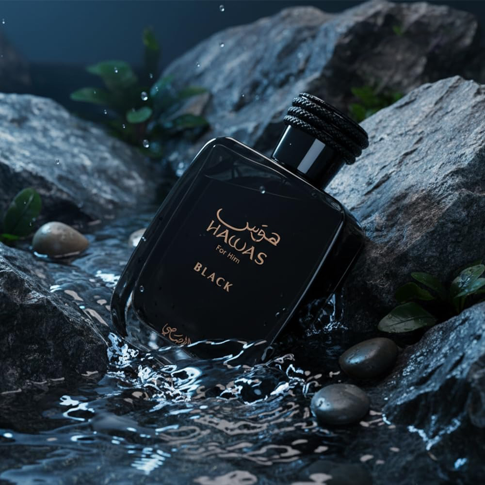 Hawas Black by Rasasi for Men  - огляд і ціна Perfume Fragrance For Men