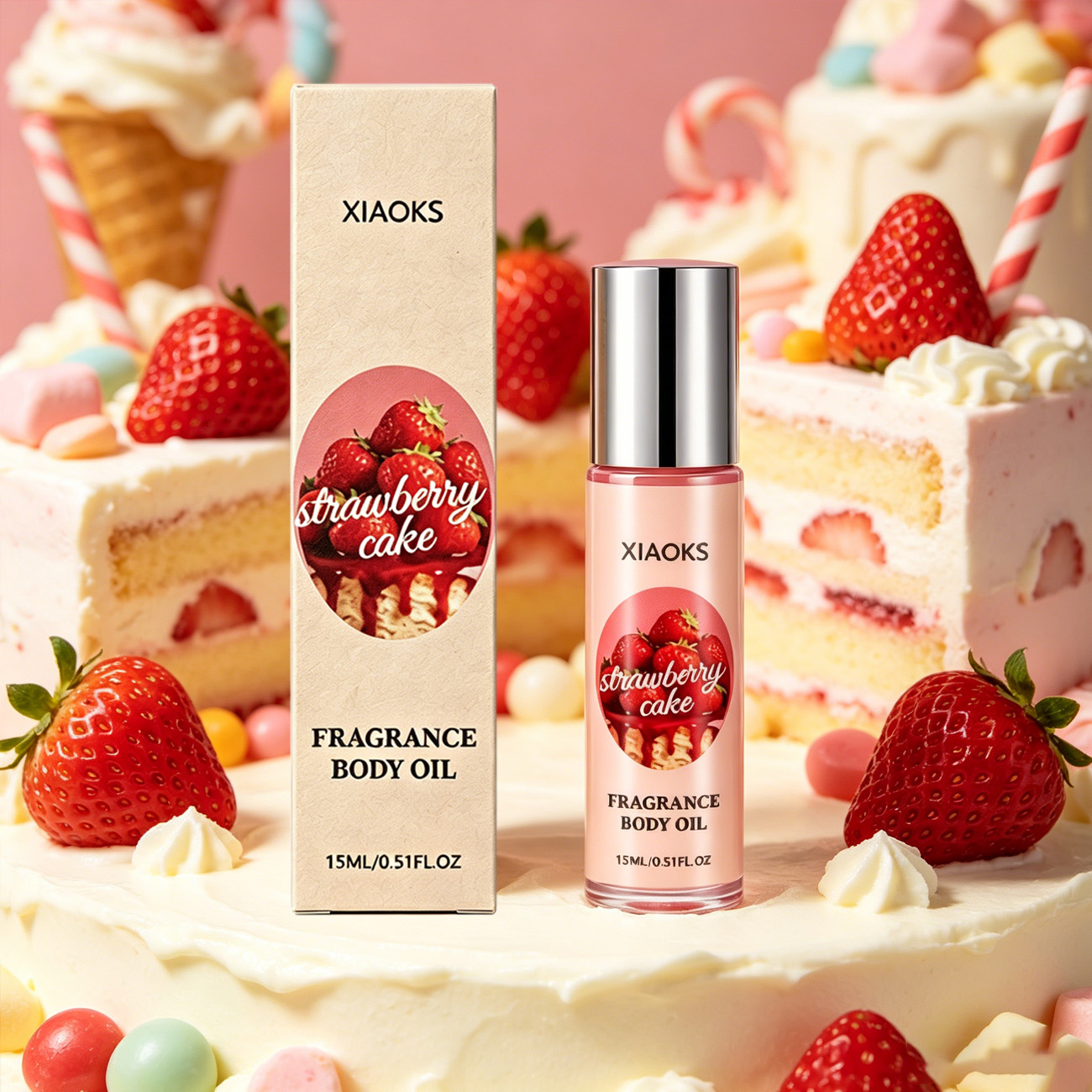 1 Bottle of Strawberry Cake Sw - огляд і ціна On Perfume & Fragrance Kota Bogor