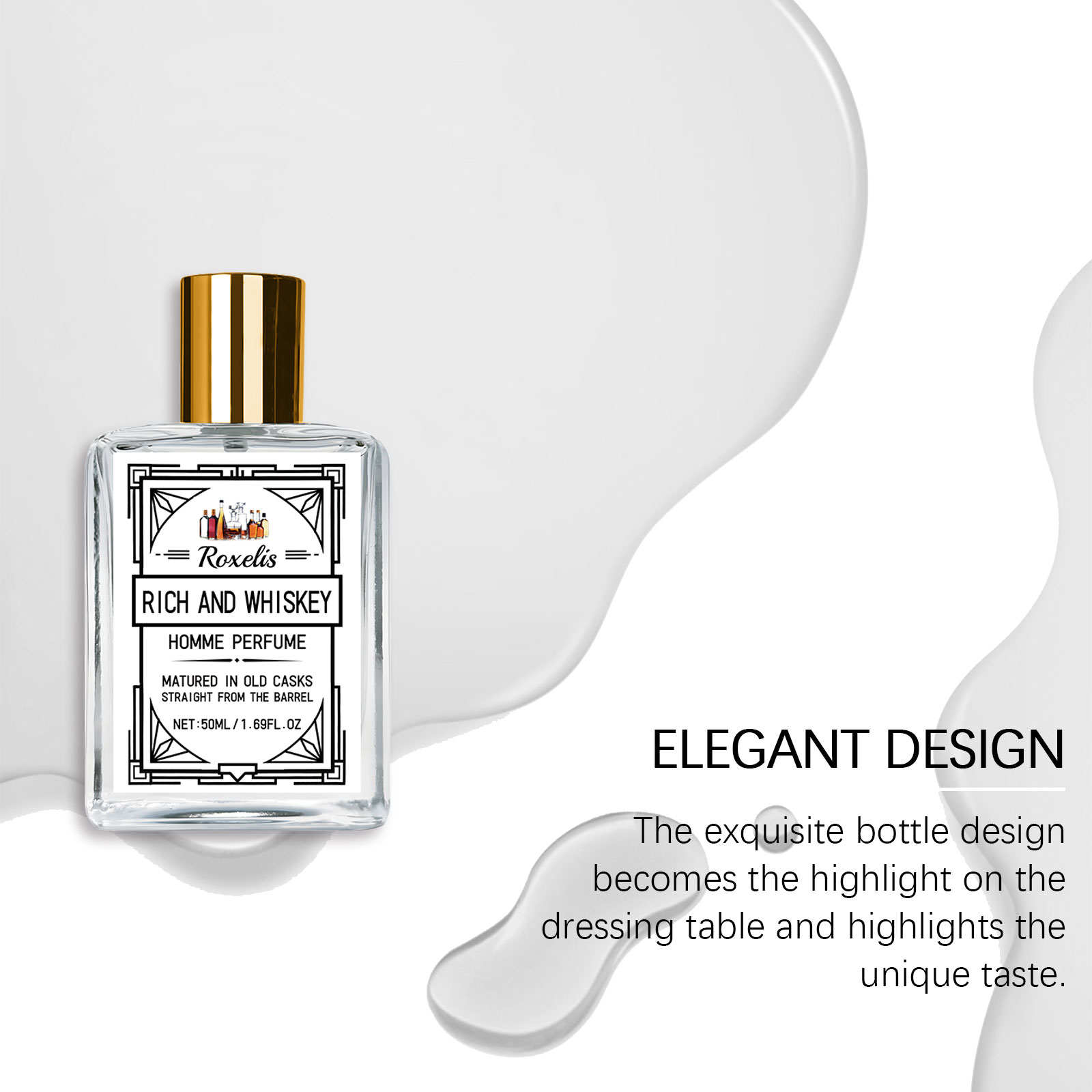 Roxelis 50ml Charm Whisky Men' - огляд і ціна Perfume Fragrance For Men